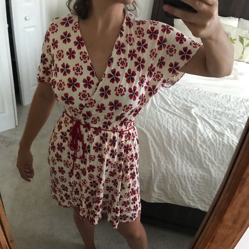 Unique Wrap Dress
